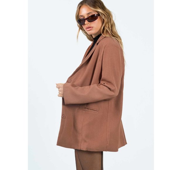 ALBERT RELAXED BLAZER BROWN - Picture 3 of 13